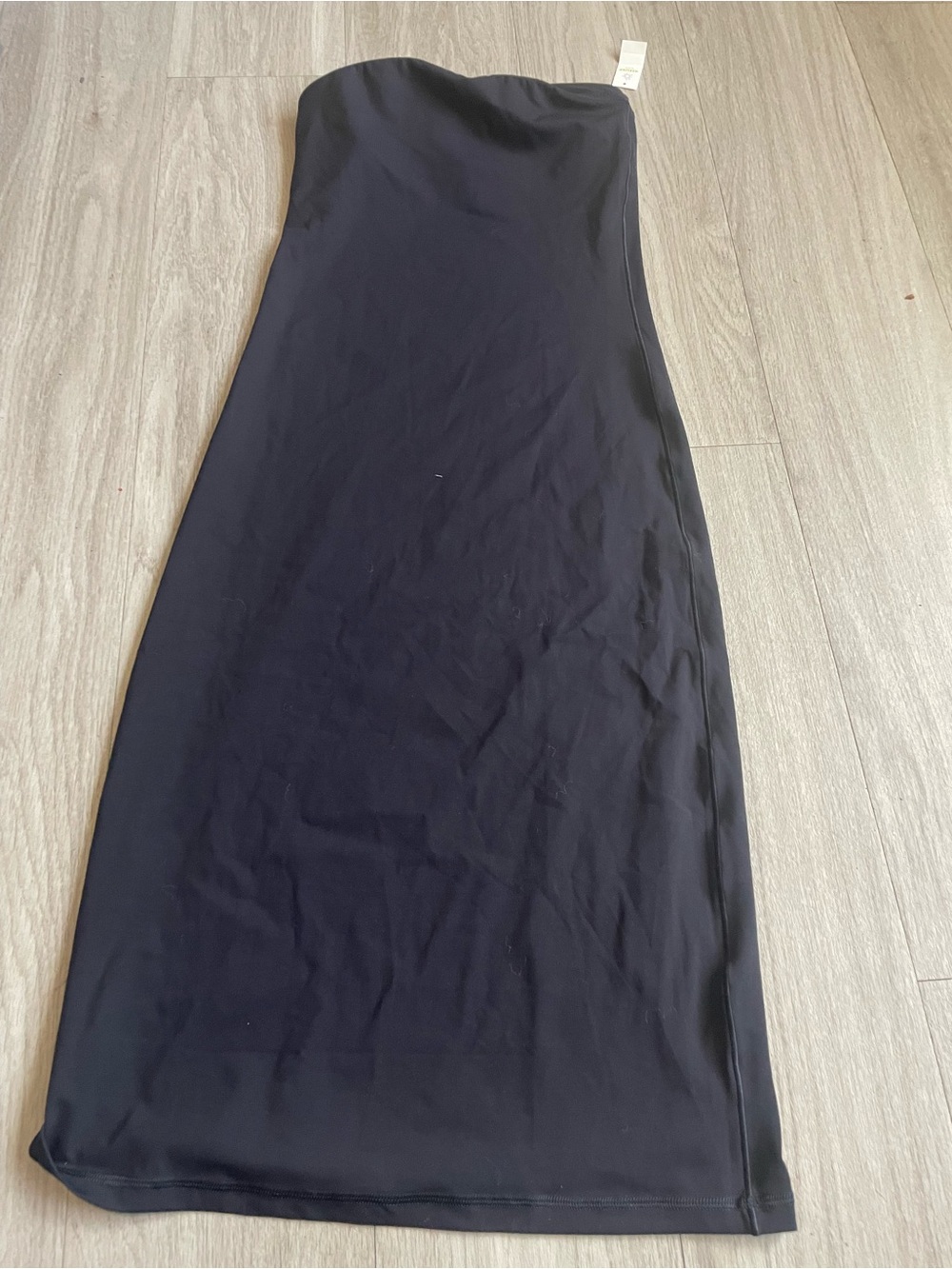Offline Classic Strapless Black Maxi Dress — Sleek Evening Essential
